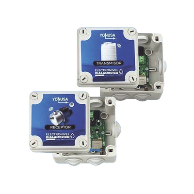 YONUSA KIT Transmisor / Receptor Electronivel / 1 KM Linea de Vista / Para tinaco y cisterna MOD: EIL1K0V1