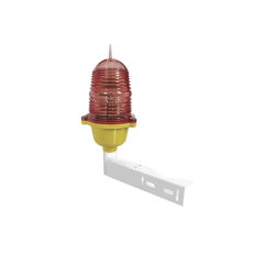 EPCOM INDUSTRIAL Estrobo Led de Obstrucción Color Rojo (110 Vca de Entrada) / Luz fija / Incluye Herraje para montarlo MOD: EI-LBIBHLU