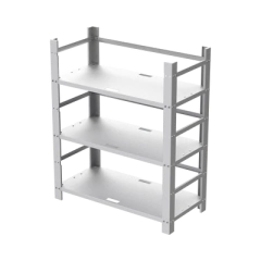 EPCOM INDUSTRIAL Estante Galvanizado de 3 Niveles para Instalación de 12 Baterías de Ciclo Profundo Similares a la PL-110-D12. MOD: EI-RACK-12BAT