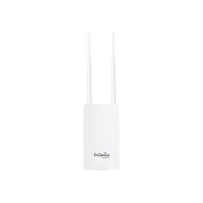 ENGENIUS Punto de Acceso ac para Exterior WiFi MU-MIMO 2x2, Hasta 867 Mbps en 5 GHz , Antenas Desmontables de 5 dBi, 2 Puertos LAN Gigabit, Hasta 400 mW de Potencia MOD: ENS500EXT-AC