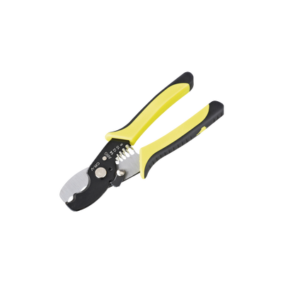 EPCOM POWERLINE Pinza Pelacables (8-14 AWG) y Cortacables (2/0 AWG Max.) Diseño de Alta Precisión. Mango Ergonómico. MOD: EP-204P