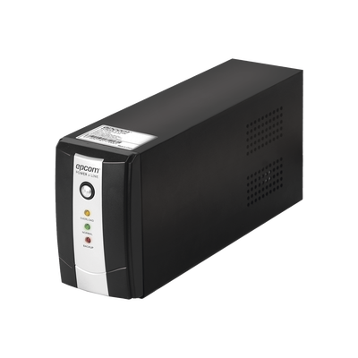 EPCOM POWERLINE Fuente de alimentación ininterrumpible UPS 650 VA (390 W) 102-132 Vca 60Hz MOD: EP-650
