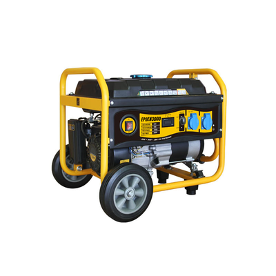 EPCOM POWERLINE Generador a Gasolina 3kW, Jaula con Ruedas para Fácil Traslado MOD: EPGEN3000