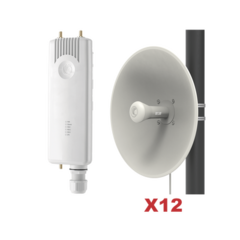 CAMBIUM NETWORKS Kit de 1 Estación base conectorizada ePMP3KL de alta potencia + 10 C050910M171A + 2 C050910M171A de regalo EPMP3KL-HS2