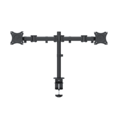 EPCOM Montaje de Escritorio articulado para 2 monitores de 13 a 27" / Soporta hasta 10 kg / Vesa 75 x 75 / 100 x 100 / Acero / Giro: 360° MOD: EPS710ED2