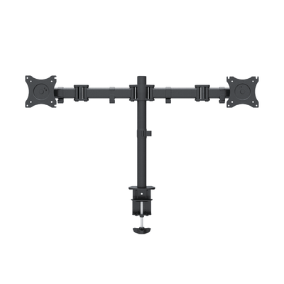EPCOM Montaje de Escritorio articulado para 2 monitores de 13 a 27" / Soporta hasta 10 kg / Vesa 75 x 75 / 100 x 100 / Acero / Giro: 360° MOD: EPS710ED2