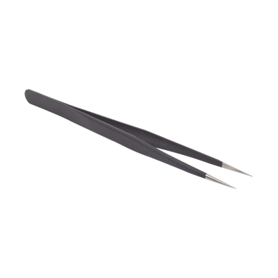 EPCOM POWERLINE Pinzas Antiestáticas Inoxidable con Pintura Antiestática. Mango Super Esbelto, Punta Afilada. MOD: EP-TP4