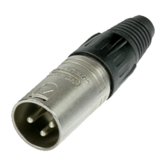 EPCOM PROAUDIO Conector XLR 3 Pines Macho | Ideal para Conexiones de Micrófonos, Mezcladoras | Equipo de Audio Profesional MOD: EP-XLRM