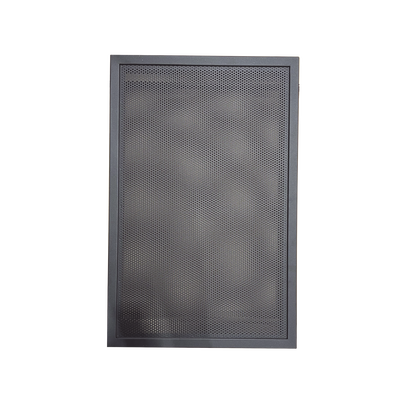 NOTIFIER Puerta para Gabinete de 3 Niveles EQBB-C4 / Ventilada / para Paneles Serie EQ de NOTIFIER / Color Negro EQDR-C4