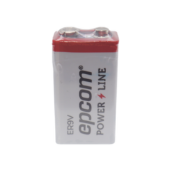 EPCOM POWERLINE Pila 9V @ 1200 mAh / Alta Capacidad ( No recargable ) MOD: ER-9V