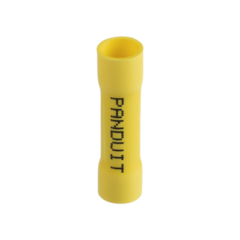 PANDUIT Conector de Empalme a Tope, Para Cables de 12 a 10 AWG, De Vinilo Aislado, Color Amarillo, Paquete de 25 Piezas MOD: ESV10BX-Q