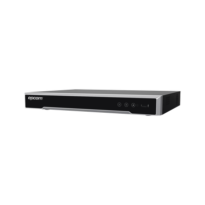 EPCOM DVR 5 Megapixel / 4 Canales TURBOHD + 4 Canales IP / 1 Bahía de Disco Duro / 4 Canales de Audio / 4 Entradas de alarma / Vídeoanálisis MOD: EV5004TURBO