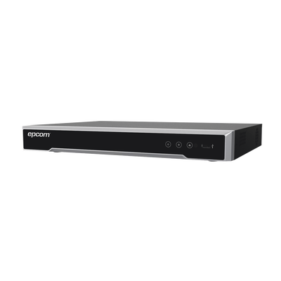 EPCOM PROFESSIONAL DVR 4 Canales TurboHD + 2 Canales IP/ 8 Megapixel /Acusense / Audio por Coaxitron/ 1 Bahía de Disco Duro / 4 Entradas de Alarma / 1 Salida de Alarma / Detección de Rostros / H.265+ EV-8004TURBO-D(C)