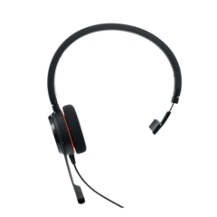 JABRA Jabra Evolve 20 Mono con conexión USB, micrófono con cancelación de ruido de última generación, configuración Plug and Play, Certificación Microsoft Teams (4993-823-109) MOD: EVOLVE-20-MONO-MS