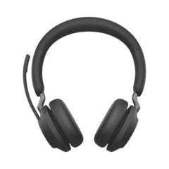 JABRA Jabra Evolve2 65, Auricular stereo versión UC con aislamiento de ruido activa, dongle USB-A indicador de ocupado (Busylight) (26599-989-999) MOD: EVOLVE2-65-STEREO-UC-BK-A