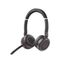 JABRA Jabra Evolve 75 SE Stereo, conexión Bluetooth, indicador de ocupado, USB-A con certificado Microsoft Teams (7599-842-109) MOD: EVOLVE75SEDUOMS