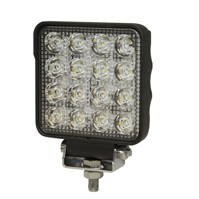 ECCO Luz de Trabajo Cuadrada Ultra Brillante, 16 led, 2400 lumenes, 12-24 Vcc MOD: EW2421