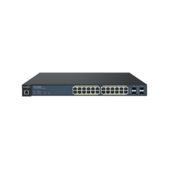 ENGENIUS Controlador Switch PoE L2 de 24 puertos Serie Neutron de 370W MOD: EWS7928FP