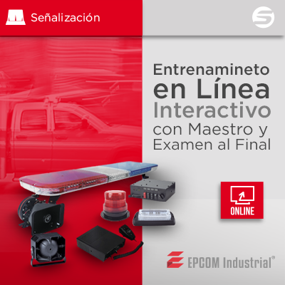 Syscom Curso Comercial de Señalización Audiovisual Para la distintas Soluciones Vehiculares que hay en el mercado en la marca Epcom Industrial MOD: EXPERTEPIND