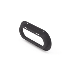 ECCO Brida de policarbonato, Color Negro, Accesorio para plafón Serie ED3060 MOD: EZ3060FLG
