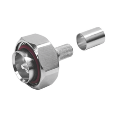 Times Microwave Conector DIN 7-16 Macho Plegable con Pin Cautivo para cables Tipo RG-8/U MOD: EZ-400-716M-X