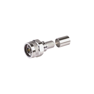 Times Microwave Conector N Macho Plegable Hex. con Pin Cautivo para cables Tipo RG8 MOD: EZ-400-NM-HX