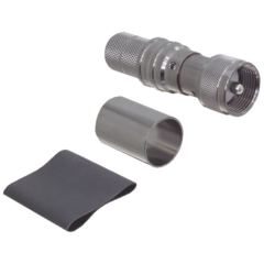 Times Microwave Conector UHF Macho Plegable con Pin Cautivo para cables RG8 MOD: EZ-400-UM-X