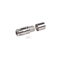 Times Microwave Conector N Hembra Plegable con Pin Cautivo para cable LMR600 MOD: EZ-600-NF-X