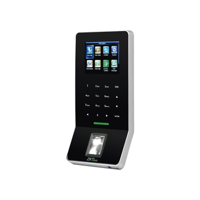 ZKTECO Lector Biométrico de Huella / PROXIMIDAD / 3000 Huellas / 5,000 Tarjetas / ADMS Gratis / WiFi / Teclado táctil / Estético / Soporta DDNS con BIOTIMEPRO F22-ID