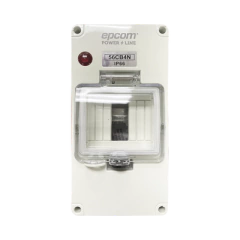 EPCOM POWERLINE Gabinete Plástico para Exterior IP66 para Riel Din MOD: F56CB4N