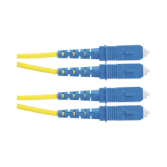 PANDUIT Jumper de Fibra Optica Monomodo 9/125 OS2, SC-SC Duplex, OFNR (Riser), Color Amarillo, 2 Metros MOD: F923RSNSNSNM002