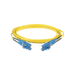PANDUIT Jumper de Fibra Optica Monomodo 9/125 OS2, LC-LC Duplex, OFNR (Riser), Color Amarillo, 2 Metros MOD: F92ERLNLNSNM002