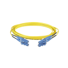 PANDUIT Jumper de Fibra Optica Monomodo 9/125 OS2, LC-LC Duplex, OFNR (Riser), Color Amarillo, 5 Metros MOD: F92ERLNLNSNM005