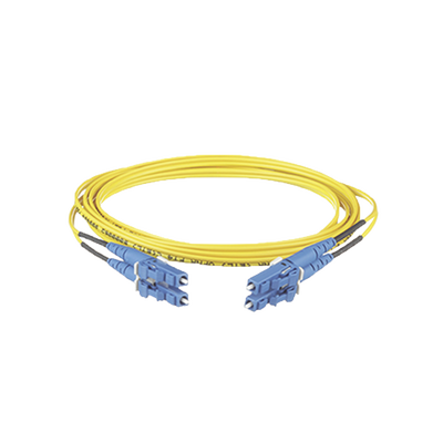 PANDUIT Jumper de Fibra Optica Monomodo 9/125 OS2, LC-LC Duplex, OFNR (Riser), Color Amarillo, 7 Metros MOD: F92ERLNLNSNM007