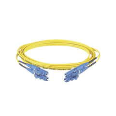 PANDUIT Jumper de Fibra Optica Monomodo 9/125 OS2, LC-LC Duplex, OFNR (Riser), Color Amarillo, 12 Metros MOD: F92ERLNLNSNM012