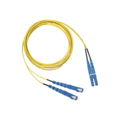 PANDUIT Jumper de Fibra Optica Monomodo 9/125 OS2, LC-SC Duplex, OFNR (Riser), Color Amarillo, 3 Metros MOD: F92ERLNSNSNM003