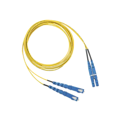 PANDUIT Jumper de Fibra Optica Monomodo 9/125 OS2, LC-SC Duplex, OFNR (Riser), Color Amarillo, 3 Metros MOD: F92ERLNSNSNM003