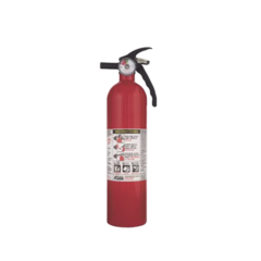 KIDDE Extintor Desechable de Polvo Químico Seco │ Fuegos Clase A, B y C│ SOPORTE PLASTICO │ Pieza FA110-1
