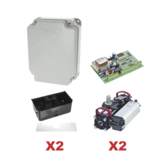 FAAC Kit de Operadores Subterraneos FAAC S800 a 115V Para Puertas Abatibles / Para Puertas de Hasta 2 Metros y 800 Kg MOD: FAAC-S800-CBAC