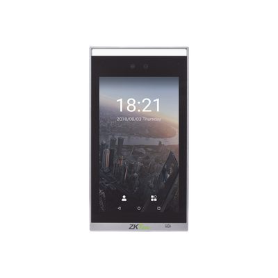 ZKTECO Lector de Reconocimiento Facial para Control de Acceso para interiores MOD: FACE-DEPOT-7B