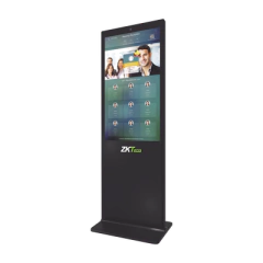 ZKTECO Estacion de publicidad con pantalla de 43 pulgadas con reconocimiento facial de hasta MOD: FACE-KIOSK-V43