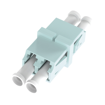 PANDUIT Módulo Acoplador LC Duplex, Para Fibra Multimodo, Color Aqua MOD: FADSLCZAQ-L