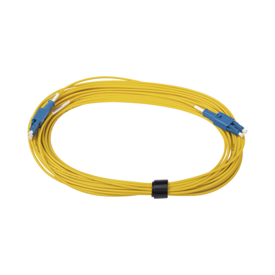 SIEMON Jumper de Fibra Óptica BladePatch Monomodo OS1/2, XGLO, Riser, LC/UPC-LC/UPC Duplex, OFNR, Color Amarillo, 10 Metros MOD: FBP-LCULCUL-10