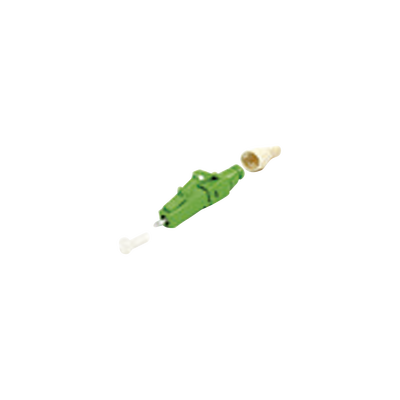 SIEMON Conector de Fibra Óptica pre-pulido LightBow LC/APC Simplex, Monomodo OS1/OS2, re-terminable, Color Verde MOD: FC1LBLCA9GR