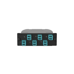 PANDUIT Casete OptiCom® de Fibra Óptica Multimodo OM4, Con Conector MPO a 6 LC Duplex, Polaridad Método A, Pérdida de Inserción Estándar MOD: FC2ZN-12-10AS