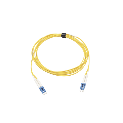 SIEMON Jumper de Fibra Óptica Monomodo (OS2), XGLO, Riser, LC/UPC-LC/UPC Duplex, OFNR, Color Amarillo, 7 Metros FJ2-LCULCUL-07