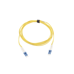 SIEMON Jumper de Fibra Óptica Monomodo (OS2), XGLO, Riser, LC/UPC-LC/UPC Duplex, OFNR, Color Amarillo, 10 Metros MOD: FJ2LCULCUL10