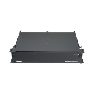 PANDUIT Panel de Distribución de Fibra Óptica, Acepta 12 Cassettes HD Flex™ y 144 Fibras por UR, Hasta, 2 UR FLEX2U06