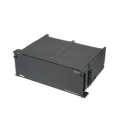 PANDUIT Panel de Distribución de Fibra Óptica, Acepta 12 Cassettes HD Flex™ y 144 Fibras por UR, 4UR FLEX4U06
