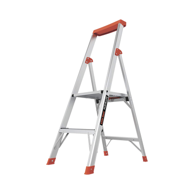 Little Giant Ladder Systems Escalera con 2 peldaños de 1.2 metros de aluminio. MOD: FLIPNLITE-2C